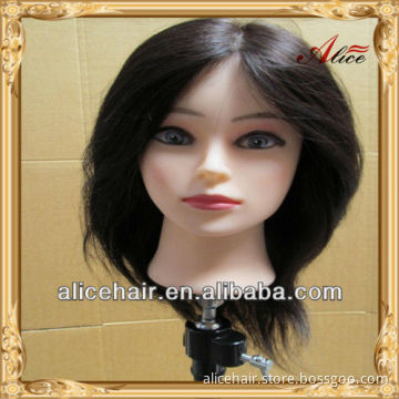 Best quality human hair training mannequin head for beauty school
